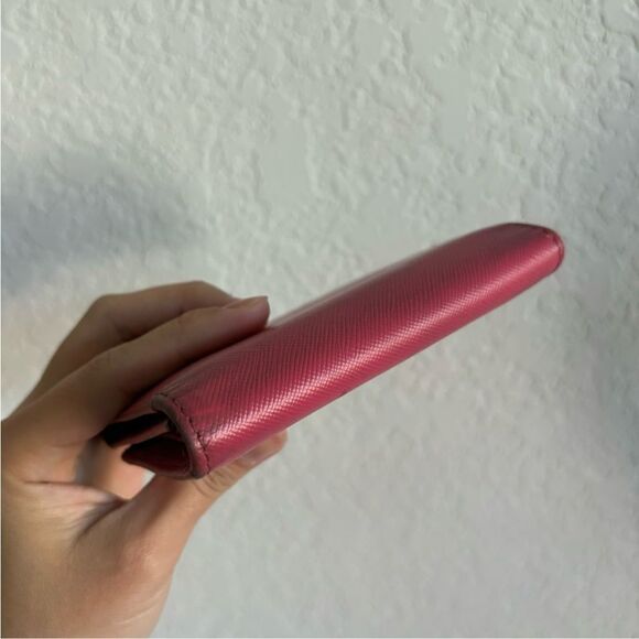 Prada Milano Made in Italy Pink Snap Wallet - Picture 10 of 13